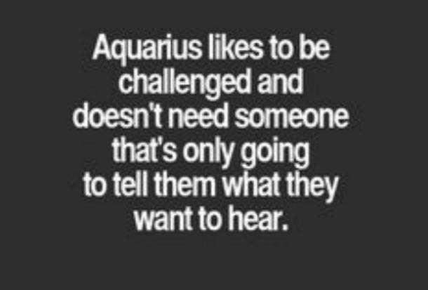 Know about aquarius things woman to Secret Signs